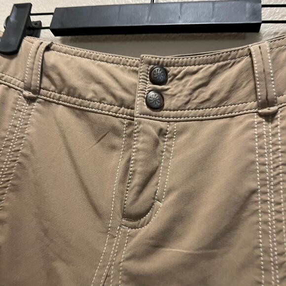 Athleta Whatever Skort Skirt Tan Flare Activewear Stretch Size 2 Style 39233 - Picture 3 of 9